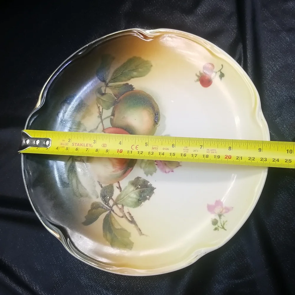 Antique J & C Louise Bavaria Apple Plate - Picture 5 of 14